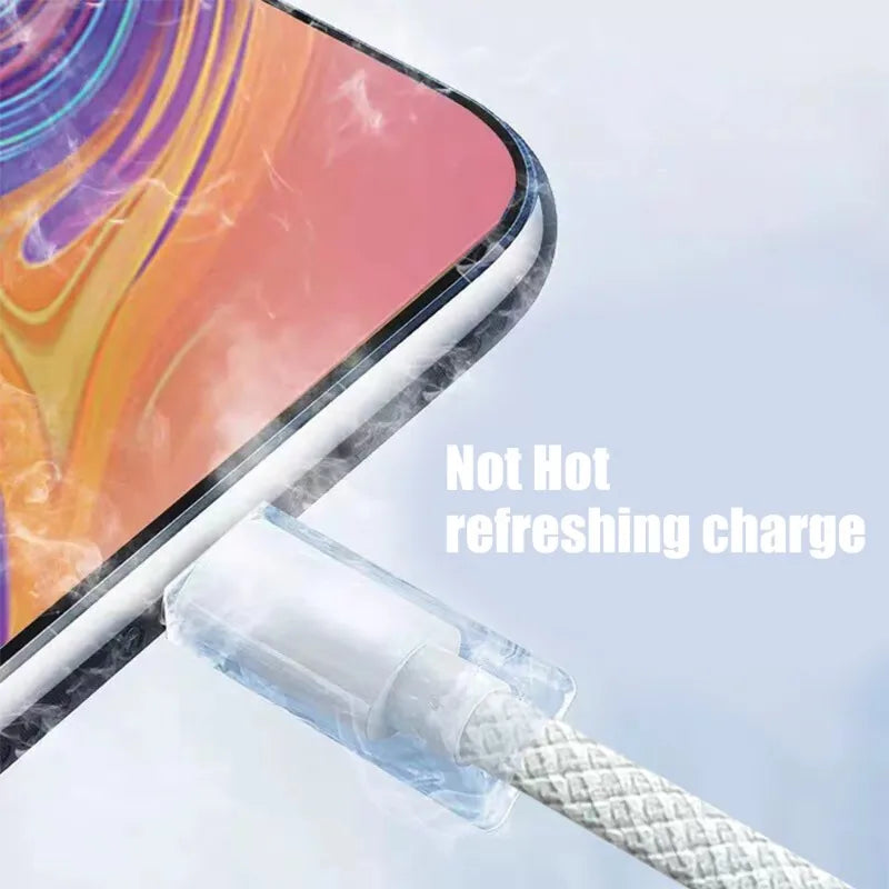 Original For APPLE iPhone 15 16 Pro MAX Plus Carplay Cable USB C Mobile Phone Fast Charging Nylon Braided Cables For Car Play