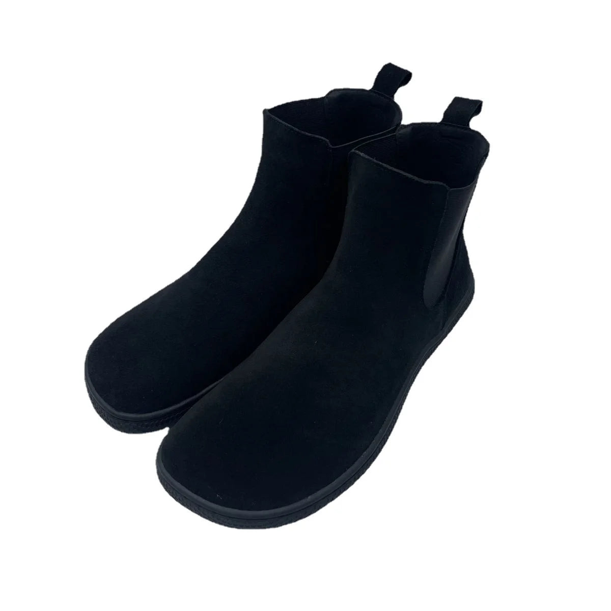 Tipsietoes Chelsea Barefoot Spring Autumn Genuine Cow Suede Waterproof Leather Boots With Leather Linning Inside For Women