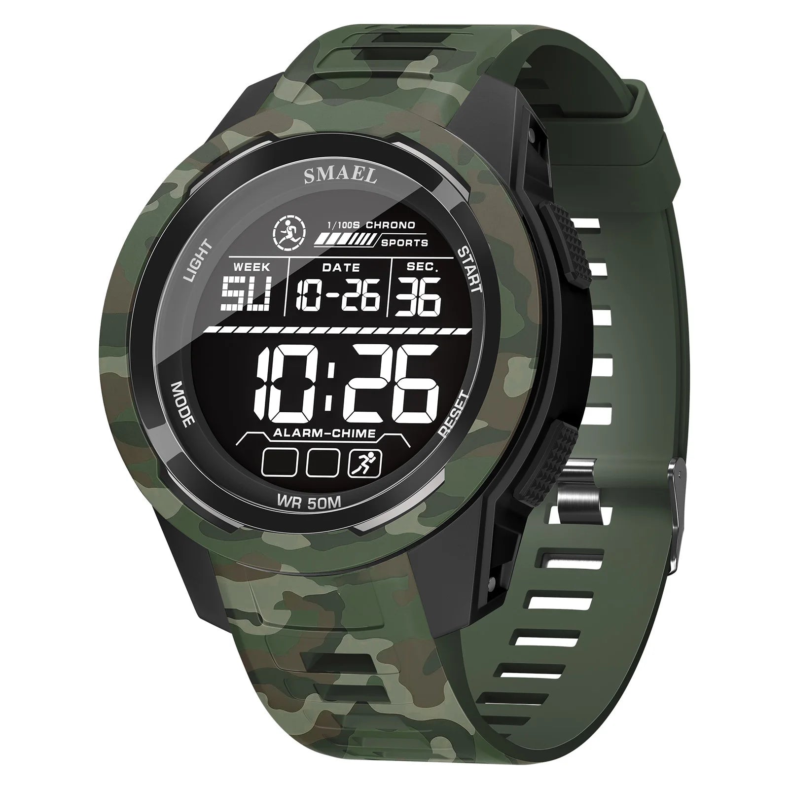 Military Watch Men Sports Watches Digital LED 50M Wateproof 8105C S Shock Resistant Military Watches Amry Men's Wristwatches