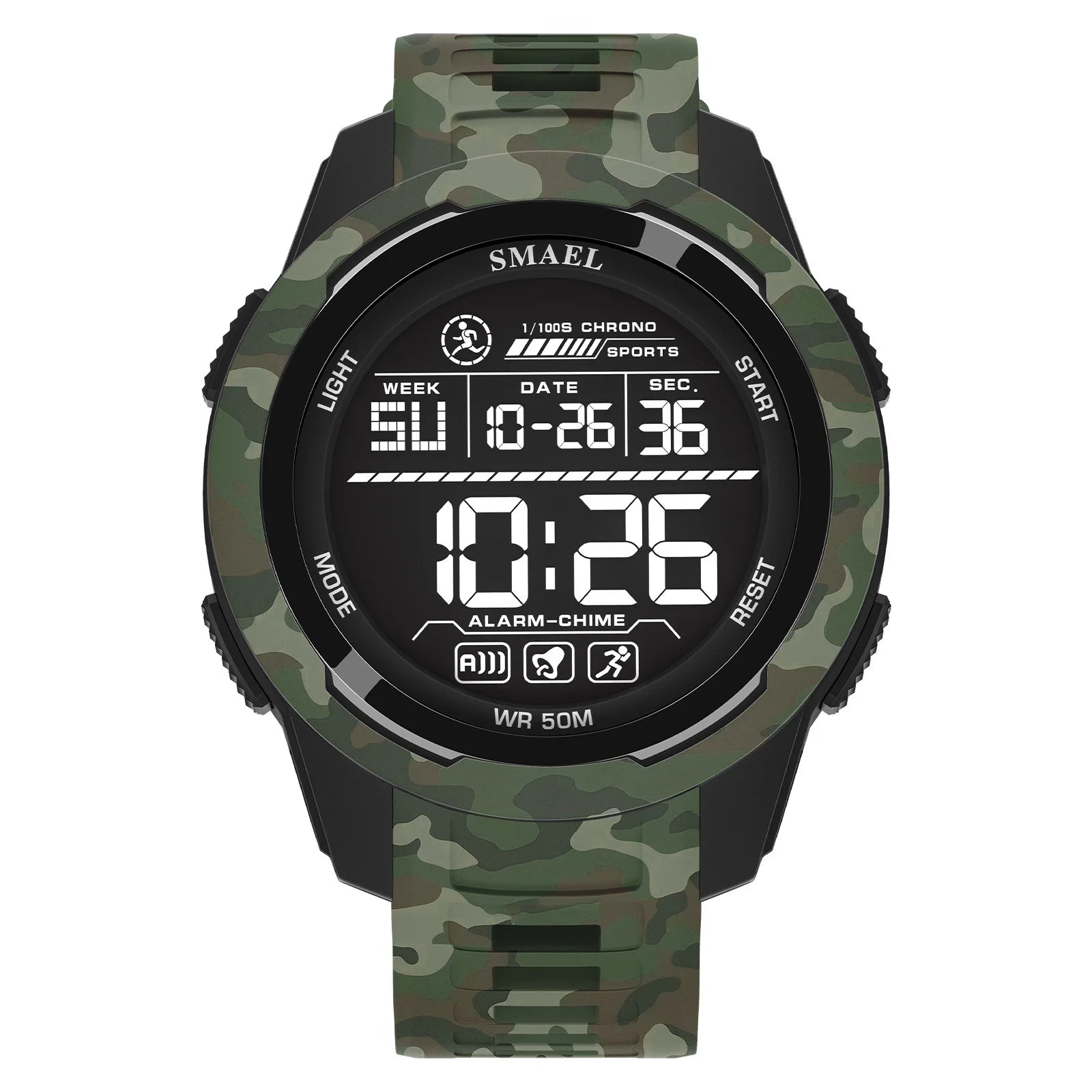 Military Watch Men Sports Watches Digital LED 50M Wateproof 8105C S Shock Resistant Military Watches Amry Men's Wristwatches
