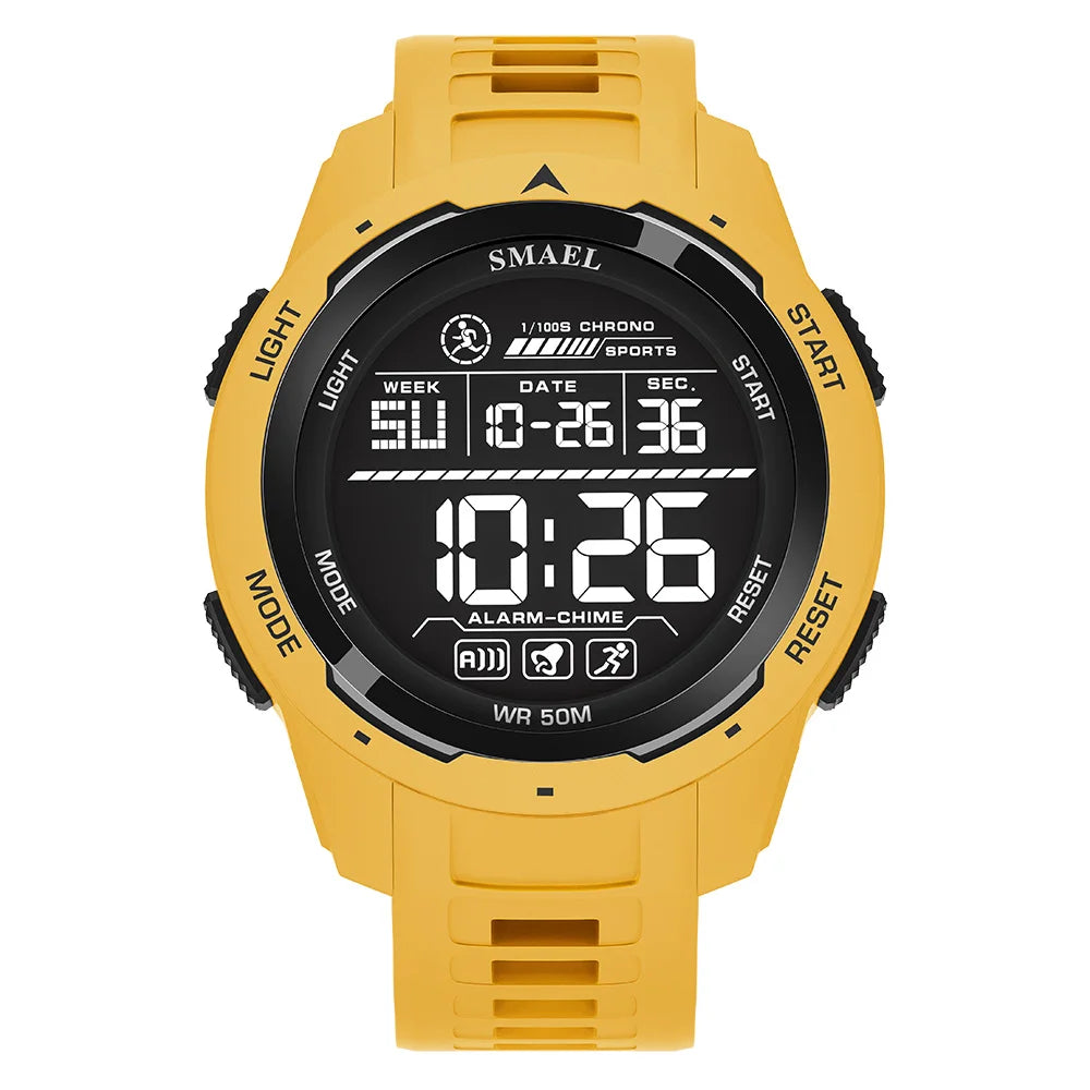 Military Watch Men Sports Watches Digital LED 50M Wateproof 8105C S Shock Resistant Military Watches Amry Men's Wristwatches