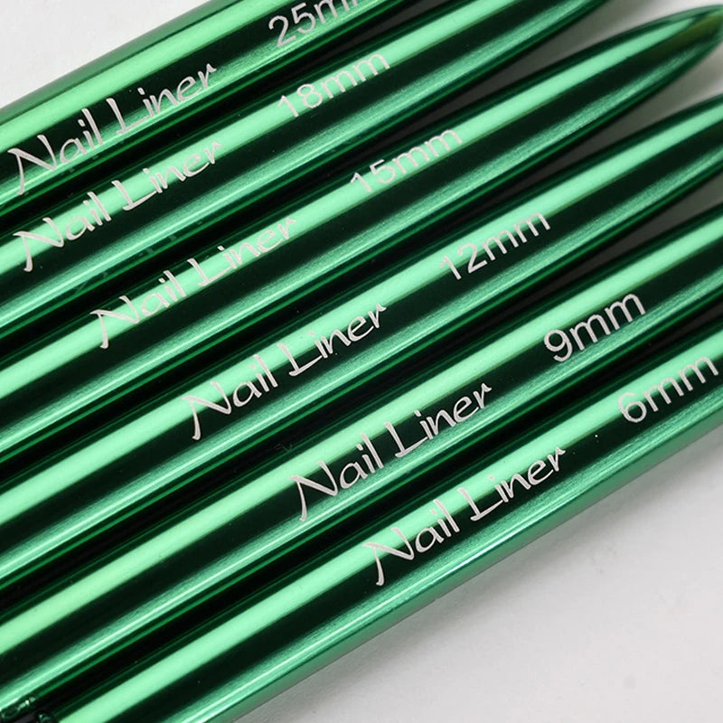 Nails Art Liner Brushes Elongated Lines Striping Drawing Painting Ultra-thin Line Professional Nail Design Pen Manicure Tool