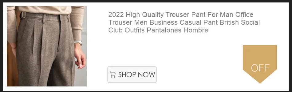 2022 Fashion Mens Dress Pant High Waist Straight Pants Men Spring  Business Versatile Belt Trouser Gentleman Paris Button Pant