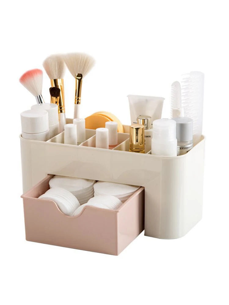 Nail Storage Box Container Cotton Swab Storage Box Accessories Cleaning Desktop Tools Multifunctional Jewelry Box Cosmetic stor