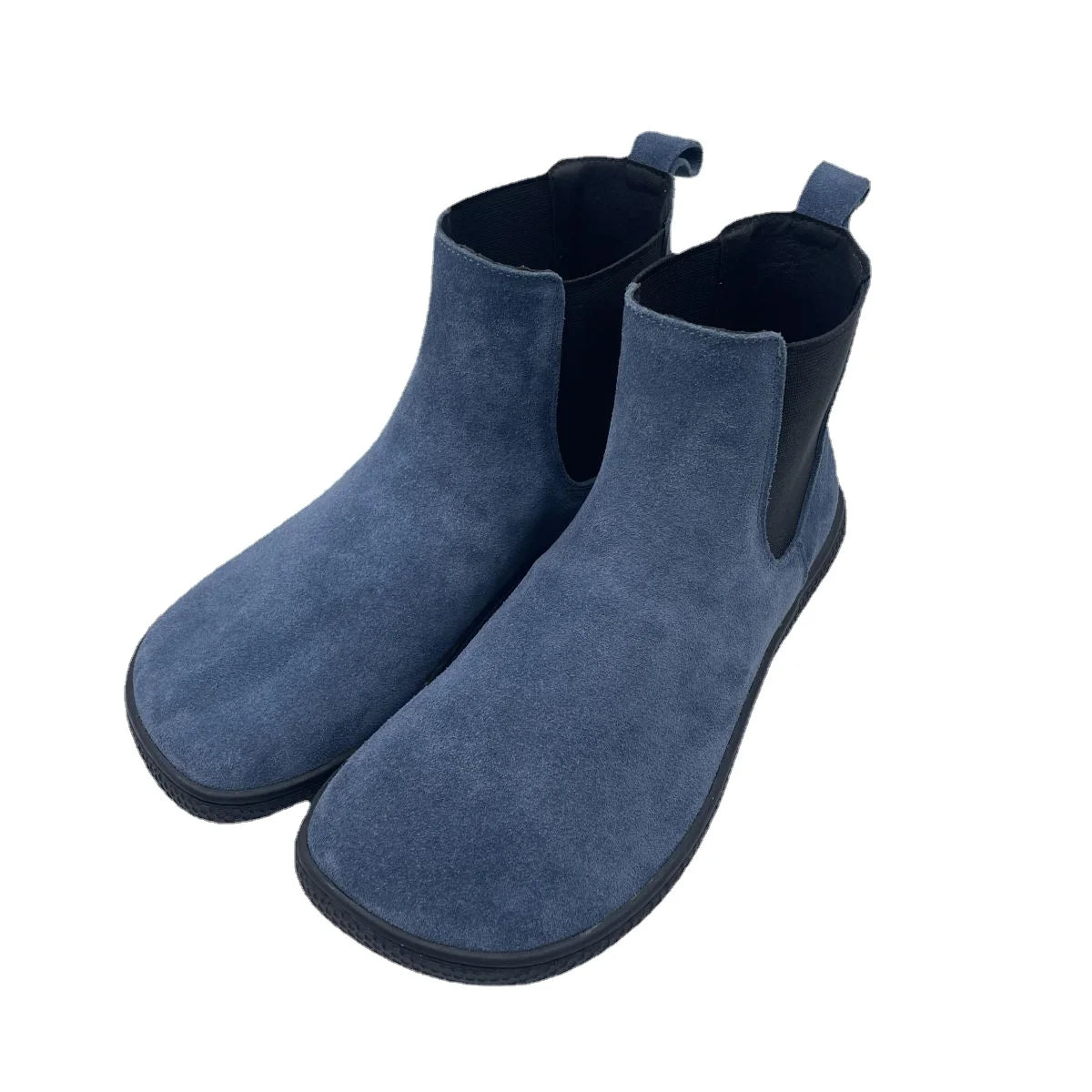 Tipsietoes Chelsea Barefoot Spring Autumn Genuine Cow Suede Waterproof Leather Boots With Leather Linning Inside For Women
