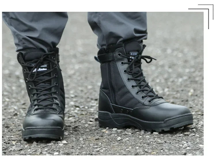 Hot Sale Men Desert Boots High Quality Anti-Slip Men Ankle Boot Unisex Outdoor Hiking Boots Wear-Resistant Men Work Safety Shoes