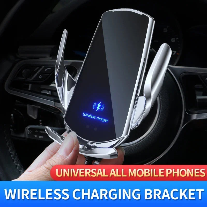 30W Car Wireless Charger Magnetic Automatic Car Mount Phone Holder Mobile Phone Accessrios Infrared Induction for iPhone Xiaomi