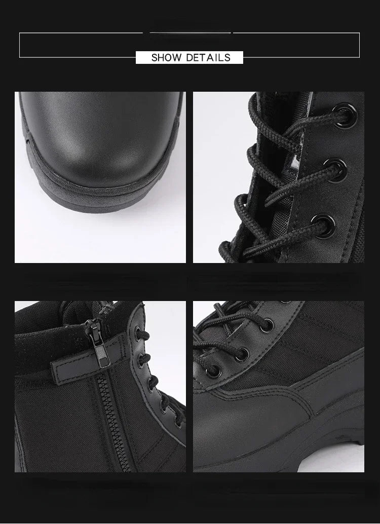 Hot Sale Men Desert Boots High Quality Anti-Slip Men Ankle Boot Unisex Outdoor Hiking Boots Wear-Resistant Men Work Safety Shoes