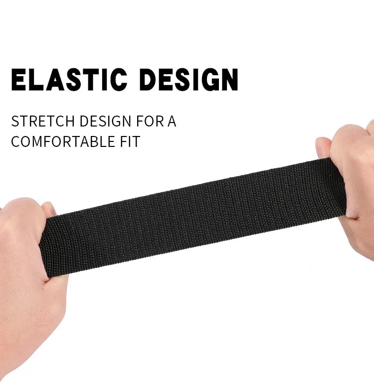 New Quick Release Pluggable Buckle Sports Belt Breathable ElasticMen Belts For Men Elastic Pants Belt