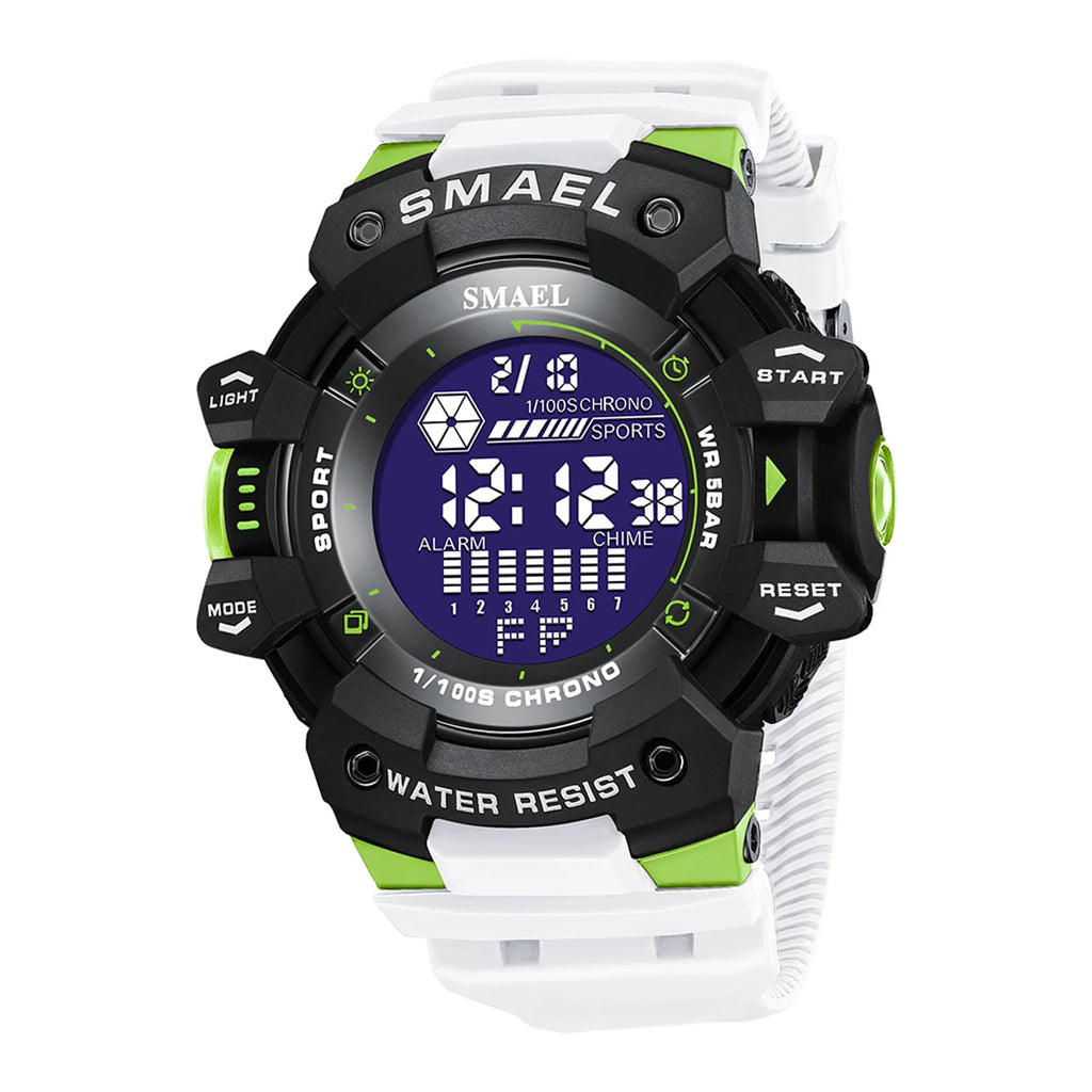 2023 Men Watches Luxury Man Military Watch SMAEL 8050 Waterproof Big Dial Fashion LED Backlight Sport Digital Watch For Men