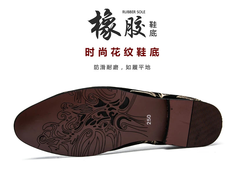 Fashion Casual Leather Shoes For Men Comfortable Slip On Loafers Men Summer High Quality Social Shoes Male Large Size Flat Shoes