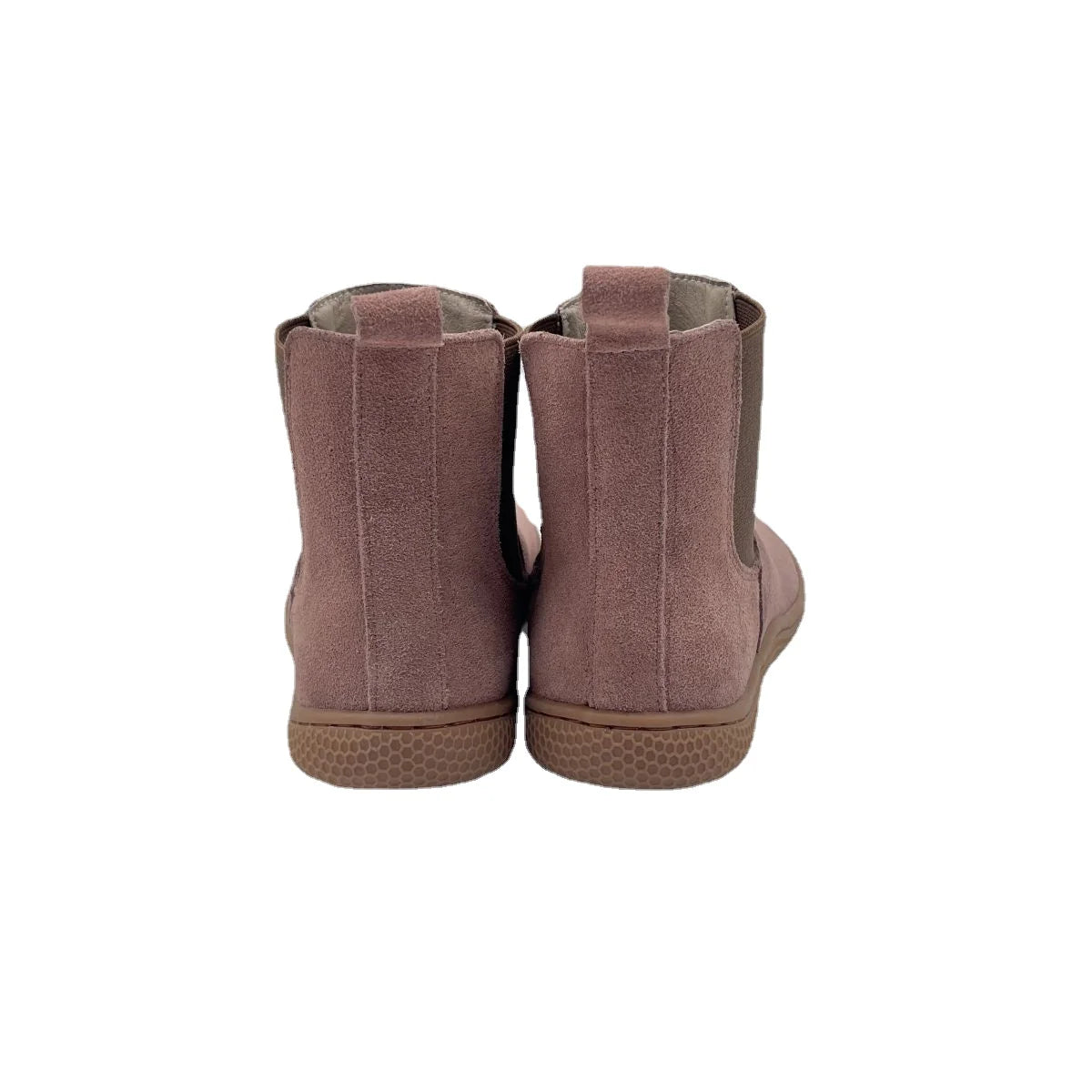 Tipsietoes Chelsea Barefoot Spring Autumn Genuine Cow Suede Waterproof Leather Boots With Leather Linning Inside For Women