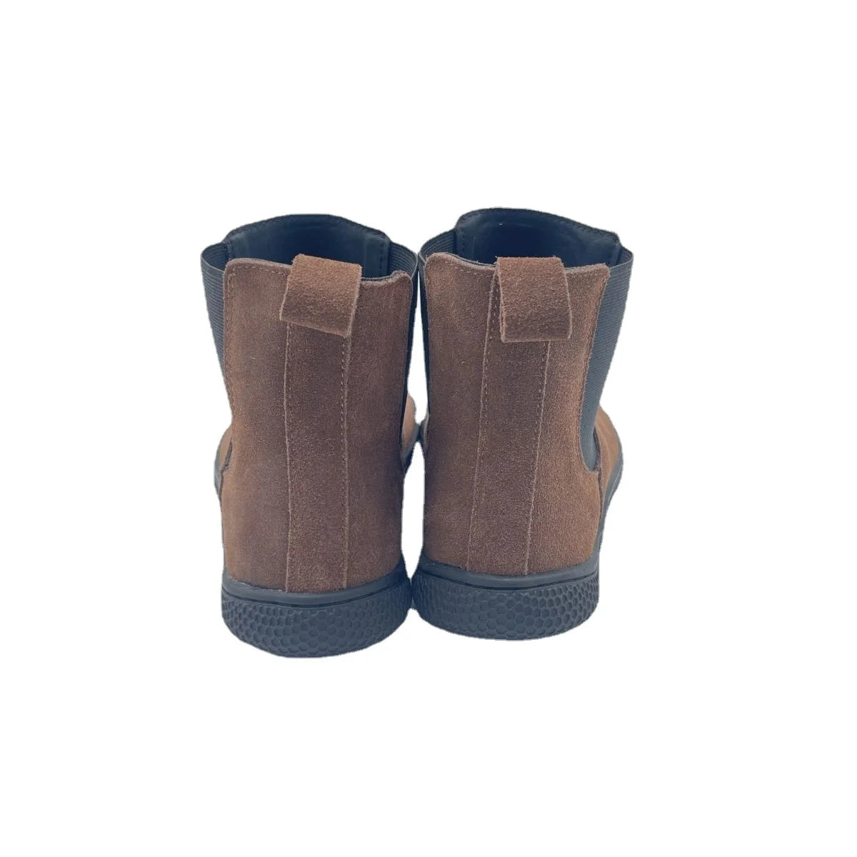 Tipsietoes Chelsea Barefoot Spring Autumn Genuine Cow Suede Waterproof Leather Boots With Leather Linning Inside For Women