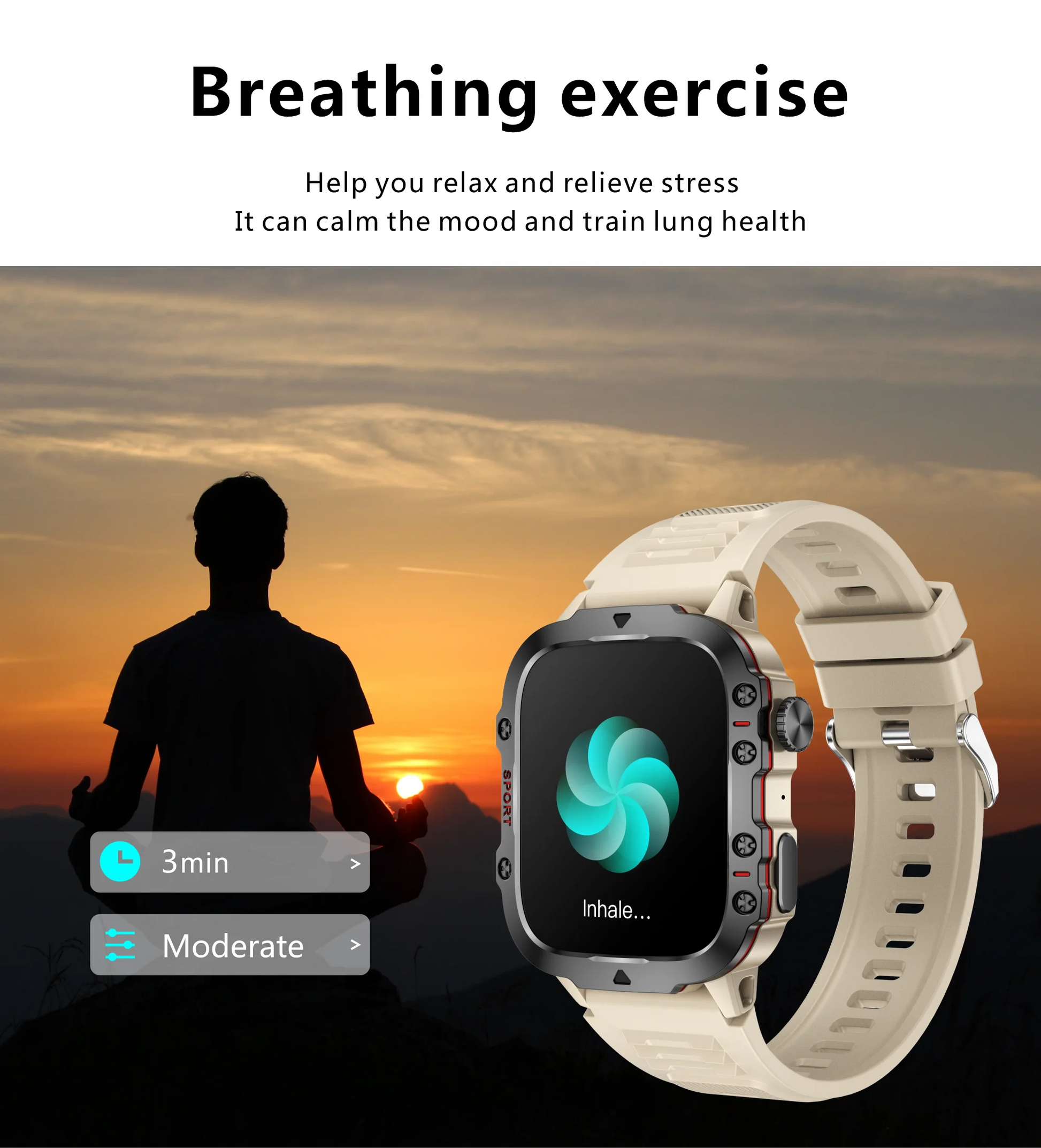 2025 Rugged Military Smart Watch Men Outdoor Watches lP68 Waterproof 2.01" Al Voice Bluetooth Call Smartwatch For Android lOS