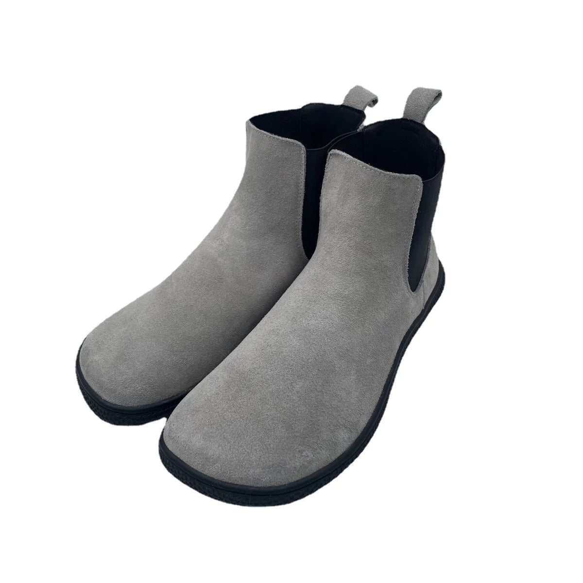 Tipsietoes Chelsea Barefoot Spring Autumn Genuine Cow Suede Waterproof Leather Boots With Leather Linning Inside For Women