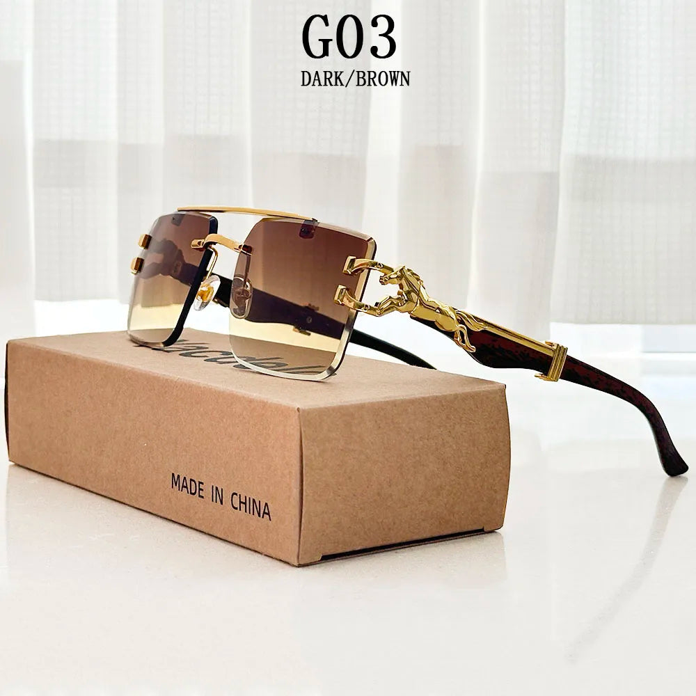 2025 Vintage Sunglass Men Square Sunglasses Women Free Shiping Luxury Fashion Glasses Gafas De Sol Hombre Lunette Soleil Femme