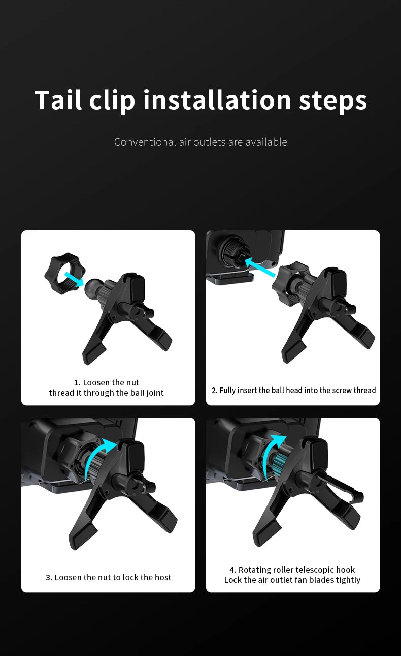 New High Intelligent Mobile Phone/Pad Holder Magnetic Phone Holder for Car Auto Rotating Phone Holder Wireless Car Charger