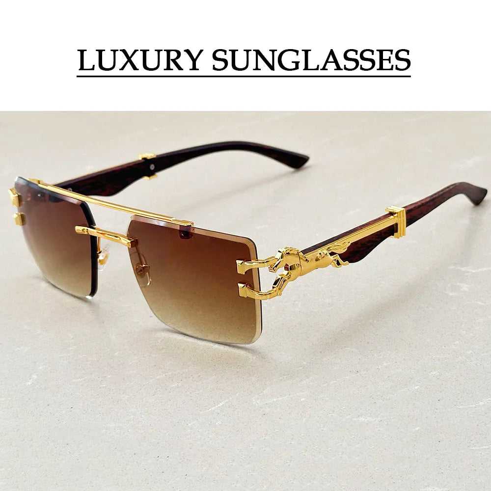 2025 Vintage Sunglass Men Square Sunglasses Women Free Shiping Luxury Fashion Glasses Gafas De Sol Hombre Lunette Soleil Femme