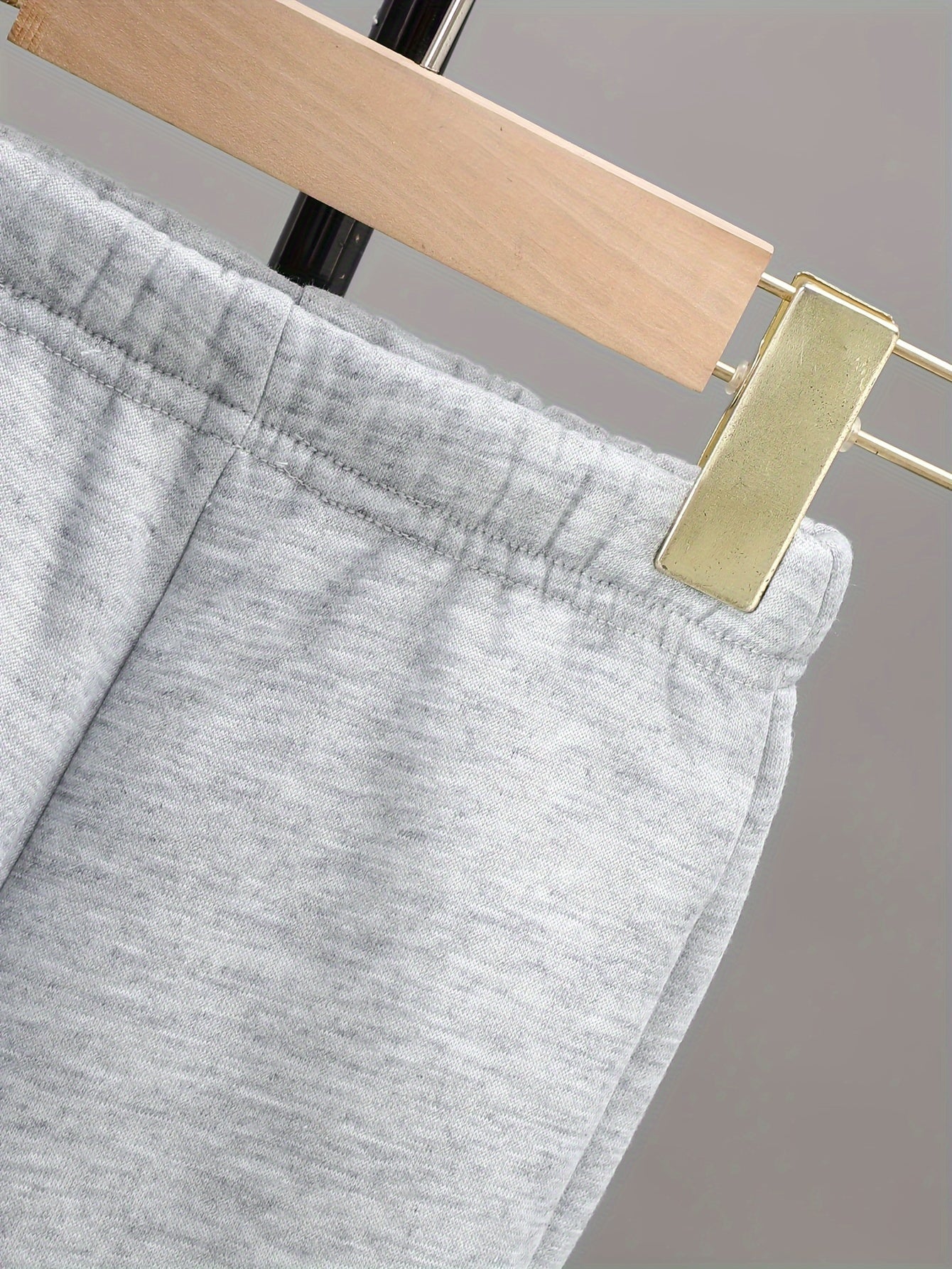 Boys' 3pcs Fall/Winter Outfit Set - Casual Zip Vest, Hoodie & Pants in Solid Color Gray - for Ages 0-3, Perfect for Outdoor