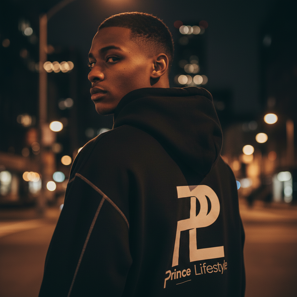 Princelife Contrast-Stitched Boxy Fleece Zip Hoodie