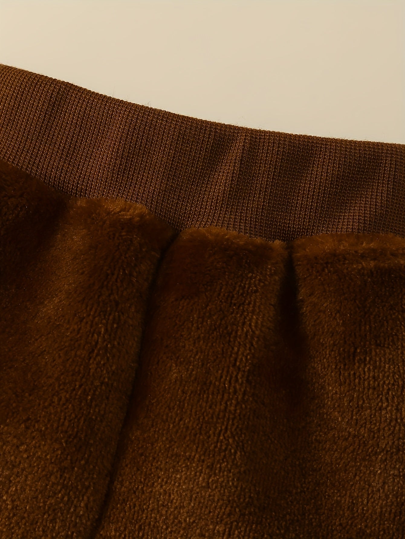 3pcs Baby Boy Winter Outfit Set, Cute Cartoon Bear Embroidery, Warm Reversible Fleece Long Sleeve Sweatshirt, Soft Plush Hooded Zip Vest, Stretchy Warm Pants, Polyester 100%, Crew Neck, Color Block, Knit Fabric, Regular Fit -