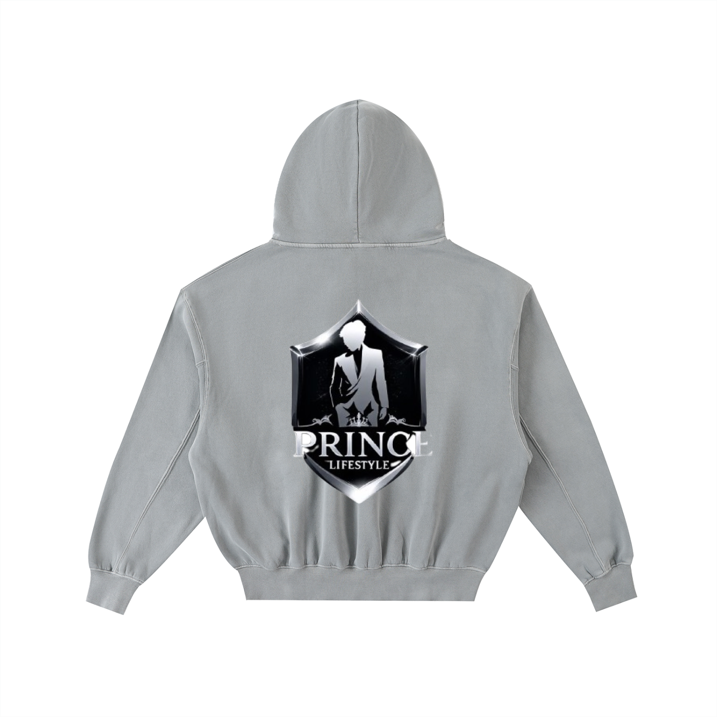 Frayed Enzyme Washed Fleece Hoodie