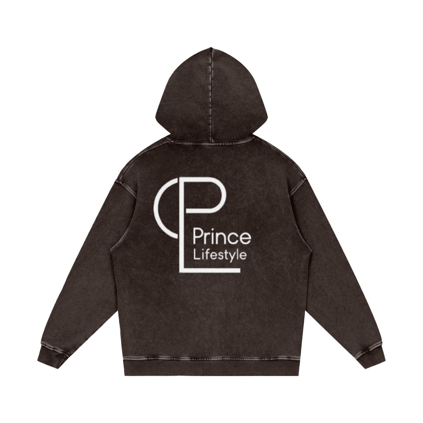 Snow Washed Loose Cotton Hoodie
